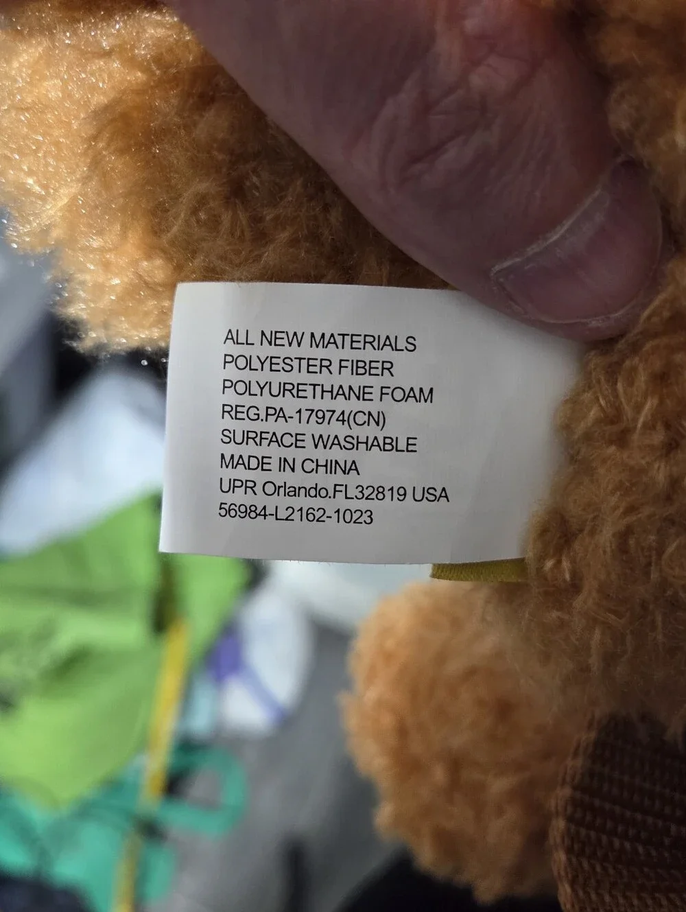 Universal Studios Tim Plush Teddy Bear Backback From The Minons